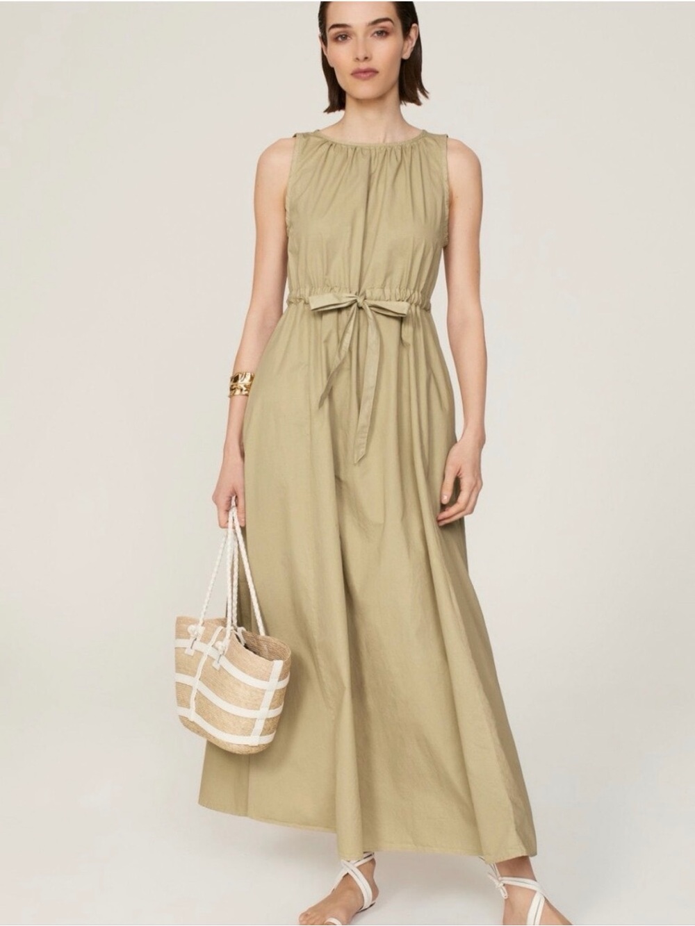 XIRENA Rhiannon Medium Poplin Cotton Maxi Dress